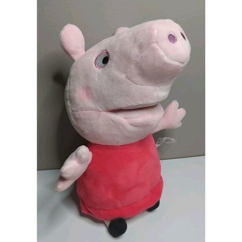 Peppa The Pig 12" Pink‎ Plush Hand Puppet Toy Soft